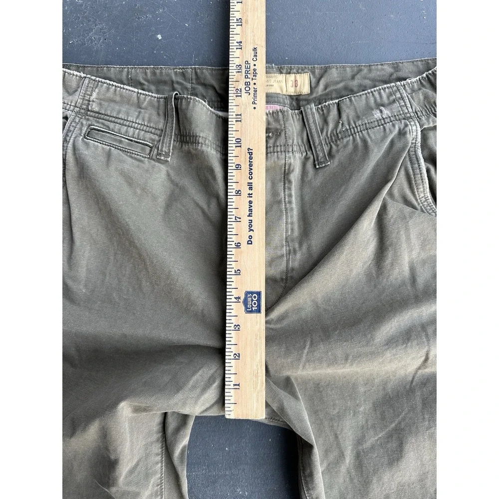 True Religion Jeans Utility Chino Pants Special Ops Standard Issue Size 38 Green